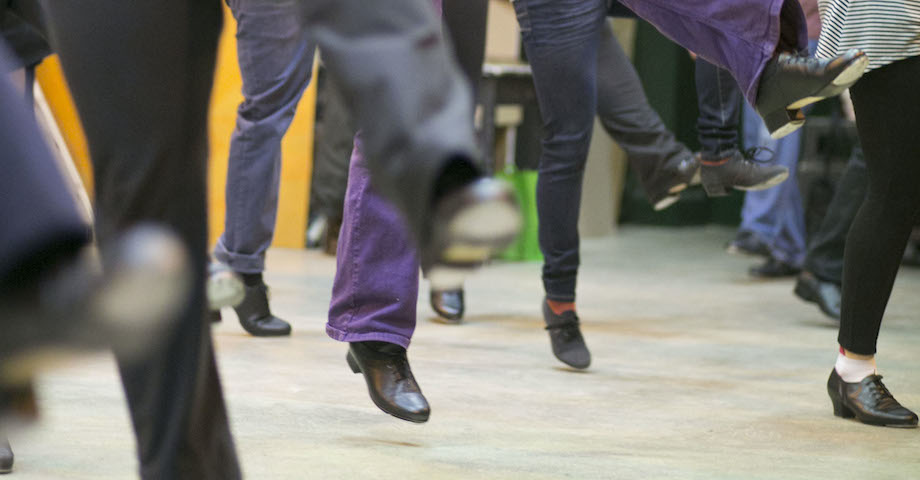 Feet in the air - Tap Dance Class in Bristol